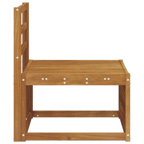 VidaXL Środkowa sofa ogrodowa Lite Drewno Akacji Naturalny