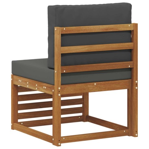 VidaXL Środkowa sofa ogrodowa Lite Drewno Akacji Naturalny