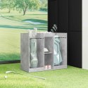 VidaXL Szafka golfowa Gładki Betonowy szary 102 x 45 x 85,5 cm