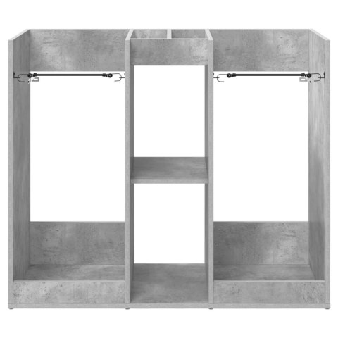 VidaXL Szafka golfowa Gładki Betonowy szary 102 x 45 x 85,5 cm