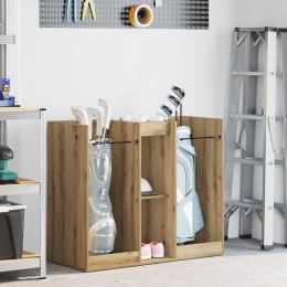 VidaXL Szafka golfowa Gładki Dąb rzemieślniczy 102 x 45 x 85,5 cm