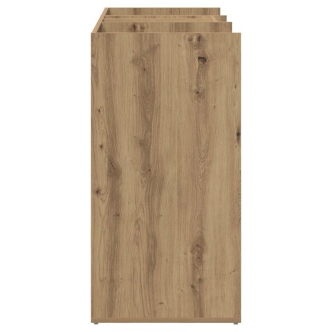 VidaXL Szafka golfowa Gładki Dąb rzemieślniczy 102 x 45 x 85,5 cm
