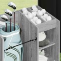 VidaXL Szafka golfowa z kołem Gładki Szary Sonoma 65 x 45 x 98 cm
