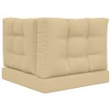 VidaXL Poduszka do sofy na zewnątrz 3 pcs Beżowy Poliester