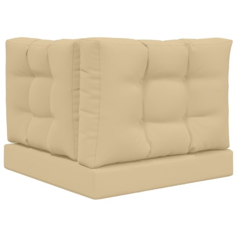 VidaXL Poduszka do sofy na zewnątrz 3 pcs Beżowy Poliester