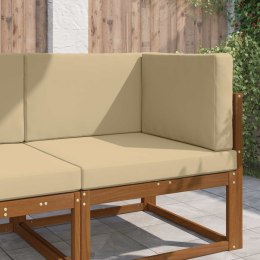 VidaXL Poduszka do sofy na zewnątrz 3 pcs Beżowy Poliester