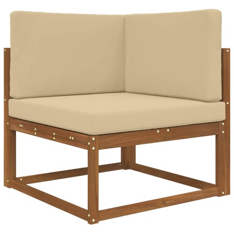 VidaXL Poduszka do sofy na zewnątrz 3 pcs Beżowy Poliester