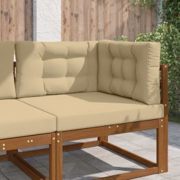 VidaXL Poduszka do sofy na zewnątrz 3 pcs Beżowy Poliester