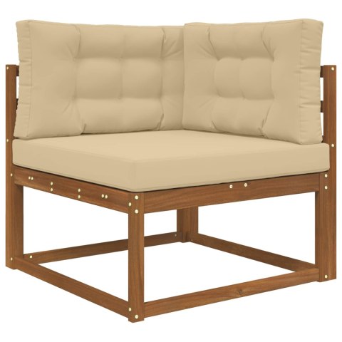 VidaXL Poduszka do sofy na zewnątrz 3 pcs Beżowy Poliester