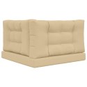 VidaXL Poduszka do sofy na zewnątrz 3 pcs Beżowy Poliester