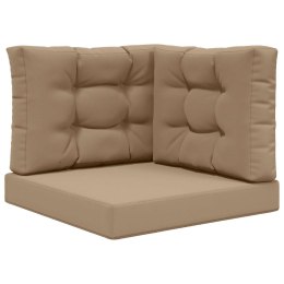 VidaXL Poduszka do sofy na zewnątrz 3 pcs Ciemnoszary Poliester