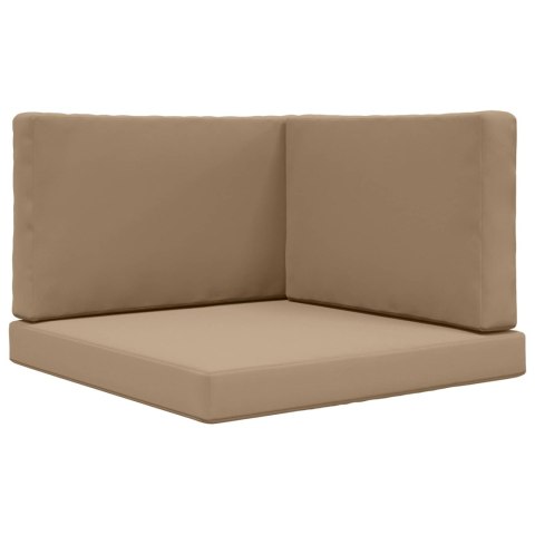 VidaXL Poduszka do sofy na zewnątrz 3 pcs Ciemnoszary Poliester