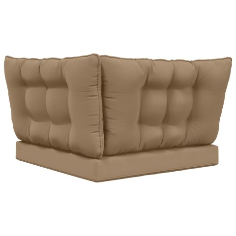 VidaXL Poduszka do sofy na zewnątrz 3 pcs Ciemnoszary Poliester