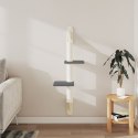 VidaXL Ścienne drzewko dla kota z drapakiem, ciemnoszare, 108 cm