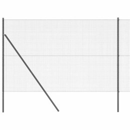 VidaXL Słupek ogrodzeniowy. Szary