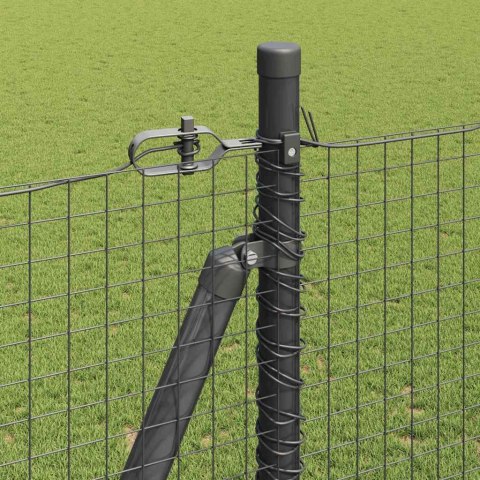 VidaXL Słupek ogrodzeniowy. Szary