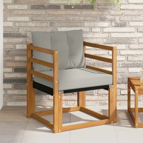 VidaXL Sofa na zewnątrz Drewno akacji i tekstylen