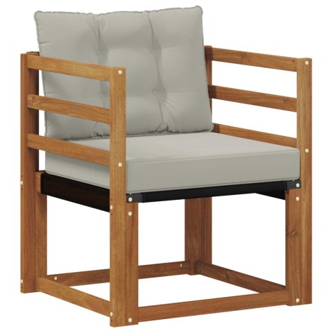 VidaXL Sofa na zewnątrz Drewno akacji i tekstylen