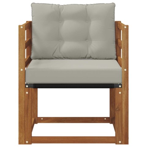 VidaXL Sofa na zewnątrz Drewno akacji i tekstylen