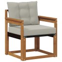 VidaXL Sofa na zewnątrz Lite Drewno Akacji Naturalny i Jasny Szary