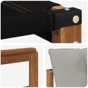 VidaXL Sofa na zewnątrz Lite Drewno Akacji Naturalny i Jasny Szary