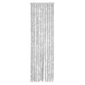VidaXL Zasłona przeciwko owadom, szara, 56x200 cm, szenil