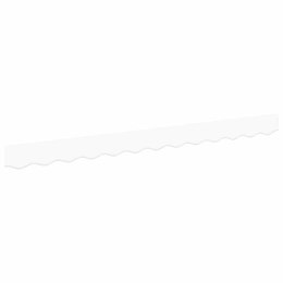 VidaXL Faldra do Markizy Biały 280 x 20 cm Płótno