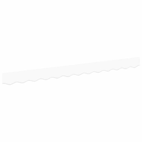 VidaXL Faldra do Markizy Biały 280 x 20 cm Płótno