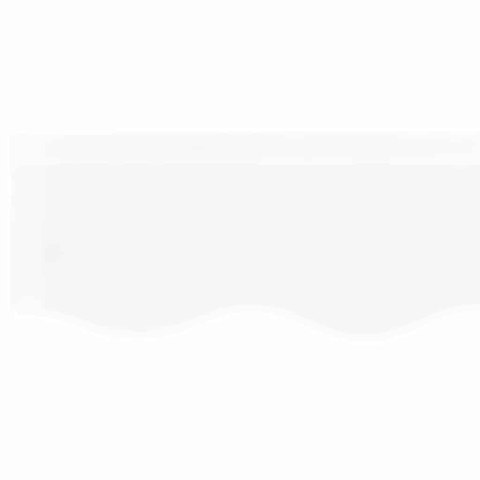 VidaXL Faldra do Markizy Biały 280 x 20 cm Płótno