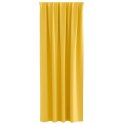 VidaXL Firany blackout z kółkami 2 pcs Musztardowy Żółty 260 x 140 cm