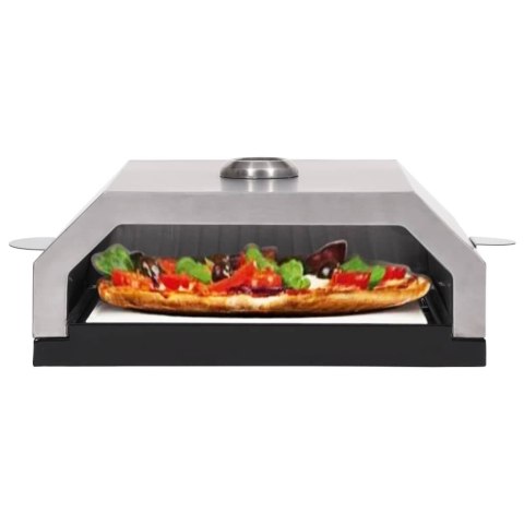 VidaXL Piec do pizzy z kamieniem, na grill gazowy lub węglowy