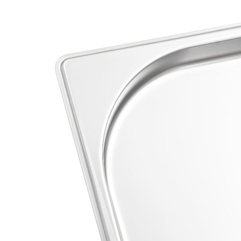 VidaXL Pojemniki gastronomiczne 4 szt., GN 1/1, 20 mm, stal nierdzewna