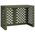 VidaXL Pokrywa do klimatyzatora oliwkowy 100 x 50 x 70 cm Stal