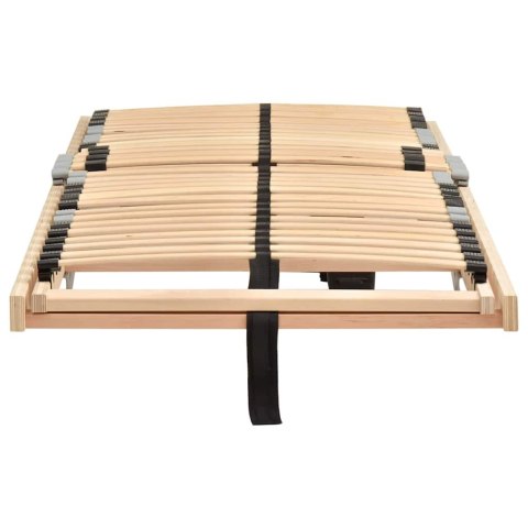 VidaXL Stelaż z listew Brązowy 90 x 190 cm Drewno bukowe