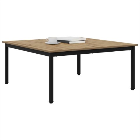 VidaXL Stolik kawowy Dąb rzemieślniczy 100 x 100 x 45 cm