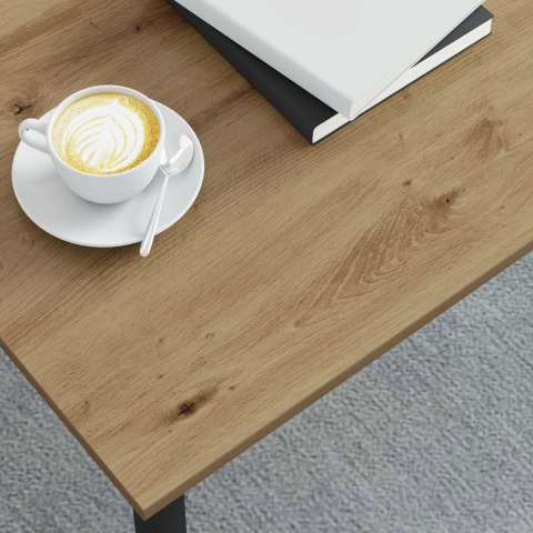 VidaXL Stolik kawowy Dąb rzemieślniczy 100 x 100 x 45 cm