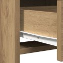 TOALETKA 2 PCS BRĄZOWA 50X41X135CM MATERIAŁ DREWNOPOCHODNY