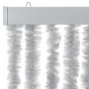 VidaXL Zasłona przeciwko owadom, szara, 56x200 cm, szenil