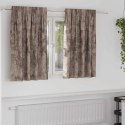 VidaXL Zasłony z weluru 2 pcs Cappuccino 140 x 140 cm Aksamit