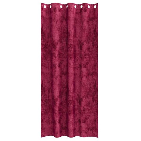 VidaXL Zasłony z weluru 2 pcs czerwone wino 245 x 140 cm Aksamit