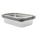 POJEMNIKI GASTRONOMICZNE GN 1/1 100 MM STAL NIERDZEWNA BEMAR ZESTAW 4 SZTUKI