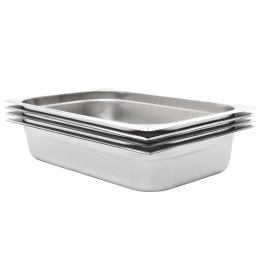 POJEMNIKI GASTRONOMICZNE GN 1/1 100 MM STAL NIERDZEWNA BEMAR ZESTAW 4 SZTUKI