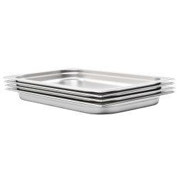 POJEMNIKI GASTRONOMICZNE GN 1/1 40 MM STAL NIERDZEWNA BEMAR ZESTAW 4 SZTUKI