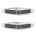 POJEMNIKI GASTRONOMICZNE GN 1/2 20 MM STAL NIERDZEWNA TACA ZESTAW 8 SZTUK