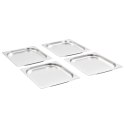POJEMNIKI GASTRONOMICZNE GN 1/2 20 MM STAL NIERDZEWNA TACA ZESTAW 8 SZTUK