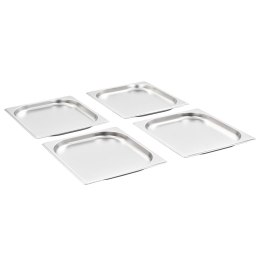 POJEMNIKI GASTRONOMICZNE GN 1/2 20 MM STAL NIERDZEWNA TACA ZESTAW 8 SZTUK