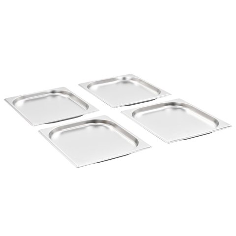 POJEMNIKI GASTRONOMICZNE GN 1/2 20 MM STAL NIERDZEWNA TACA ZESTAW 8 SZTUK