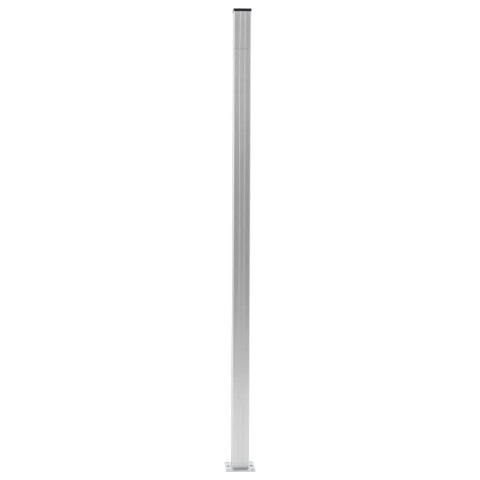 SŁUPKI OGRODZENIOWE 3 SZT ALUMINIUM 185CM 7X7X185CM