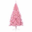 VidaXL Sztuczna choinka z oświetleniem na Boże Narodzenie 240 cm PVC