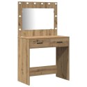 TOALETKA 3 PCS DĄB RZEMIEŚLNICZY MATERIAŁ DREWNOPOCHODNY